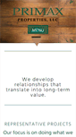 Mobile Screenshot of primaxproperties.com